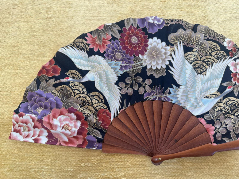 Abanico estampado japones