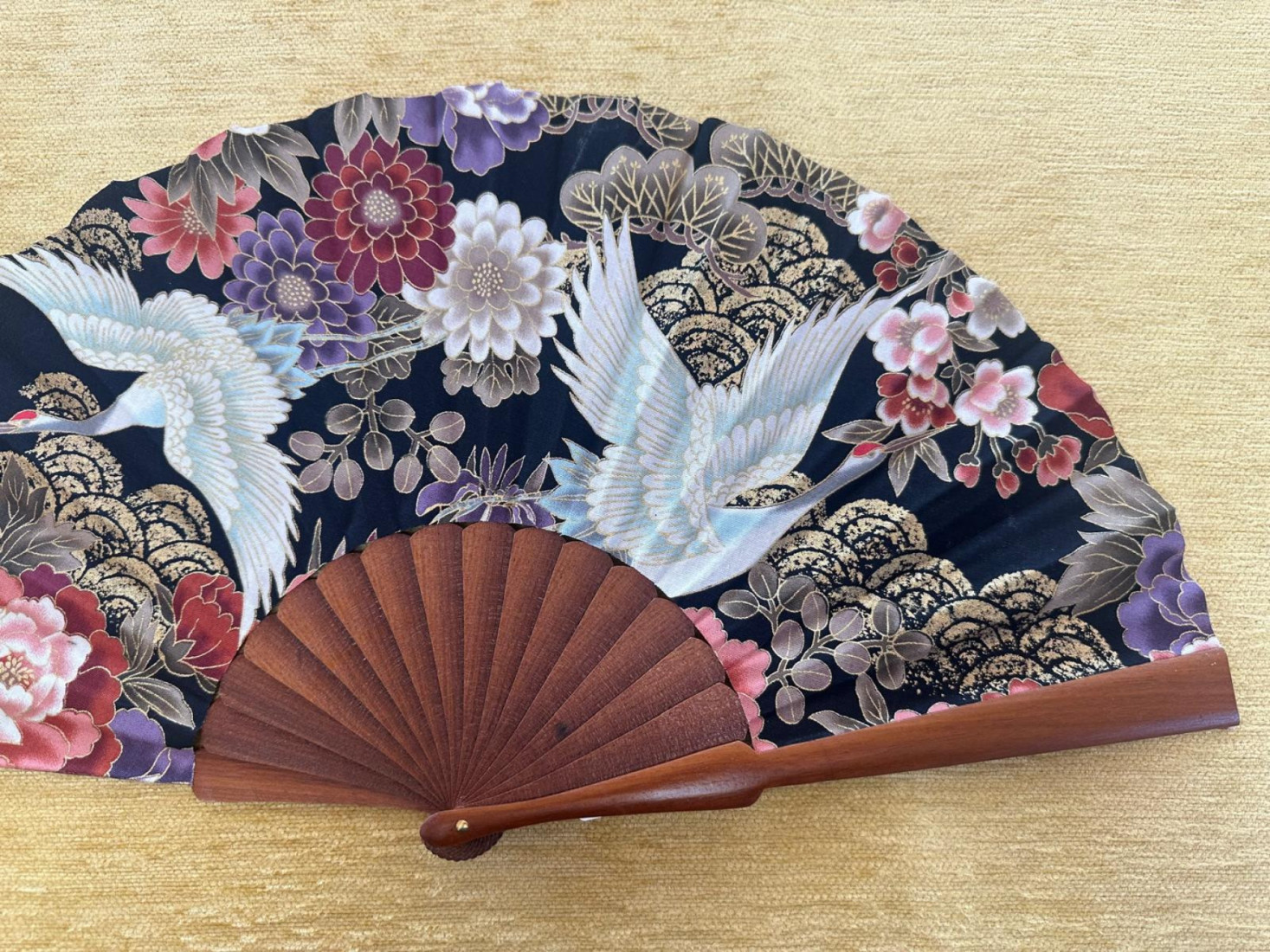 Abanico estampado japones