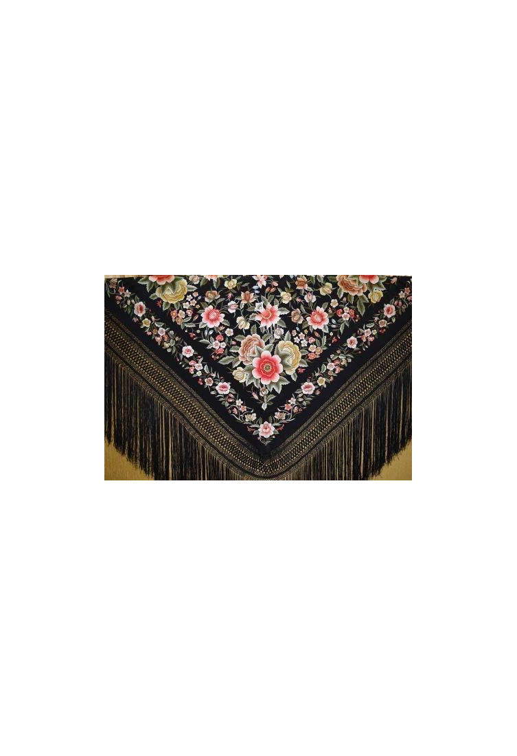 Mantón mano seda 140cm