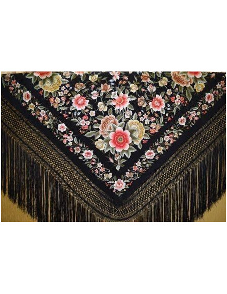 Mantón mano seda 140cm