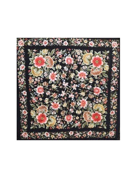 Mantón mano seda 140cm