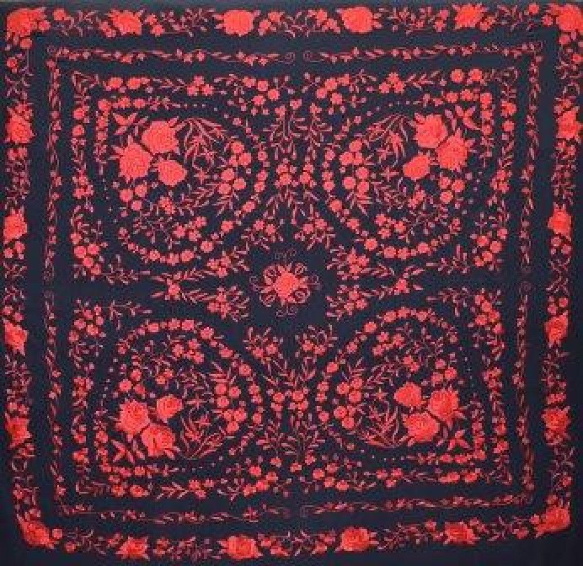 Mantón mano seda 140cm