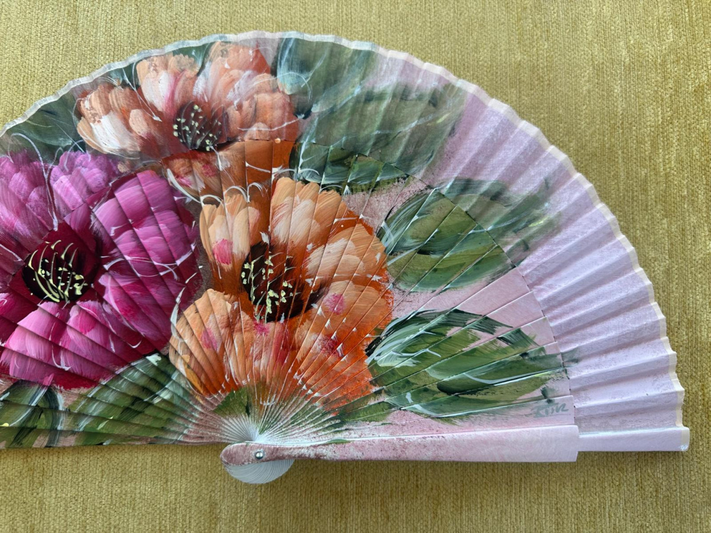 Abanico flores