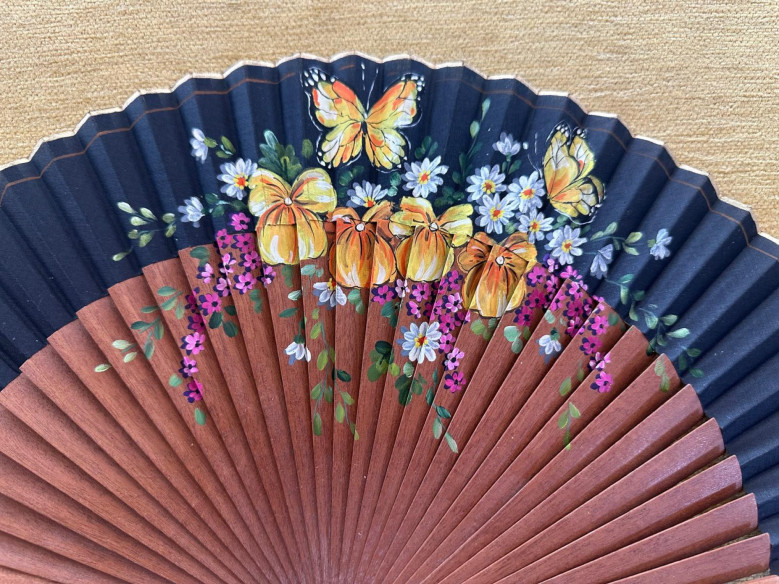 Abanico mariposas