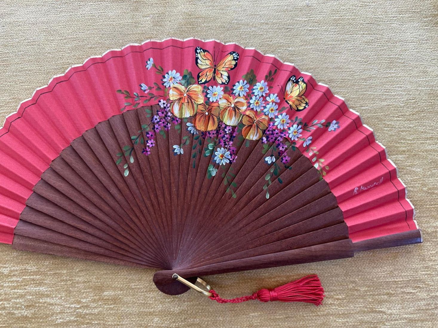 Abanico mariposas