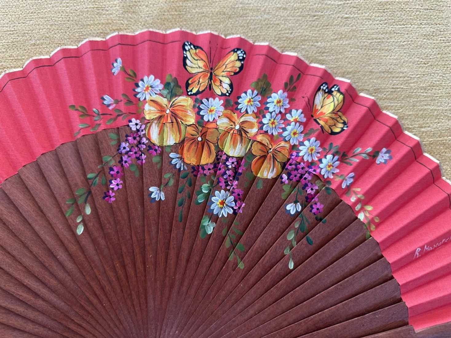 Abanico mariposas
