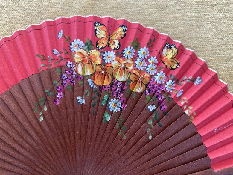 Abanico mariposas
