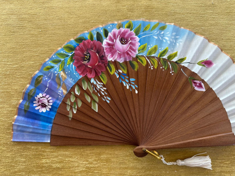 Abanico flores