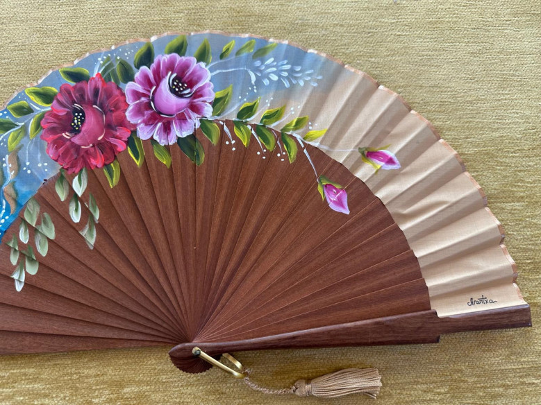Abanico flores