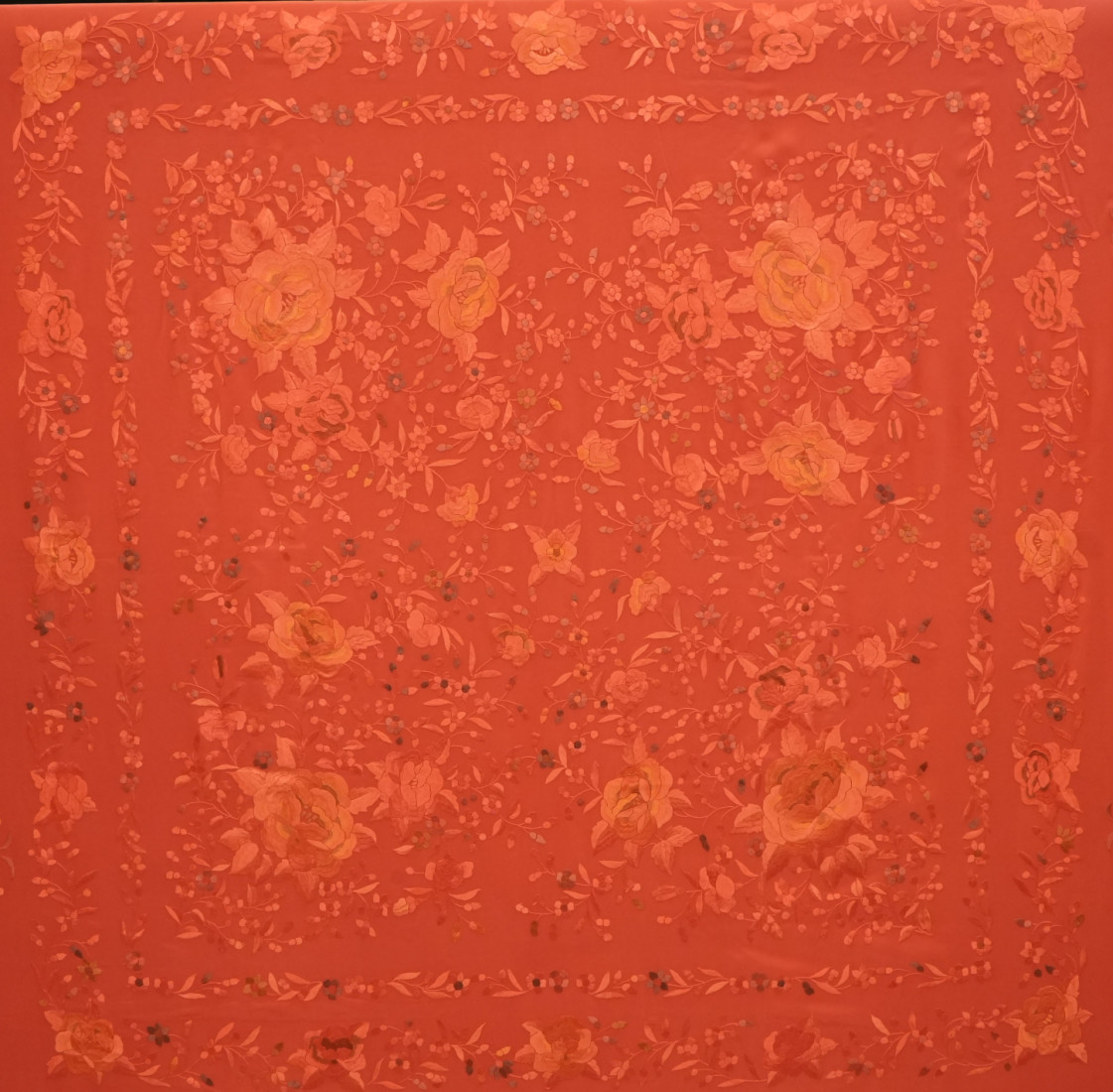 Mantón mano seda 140cm