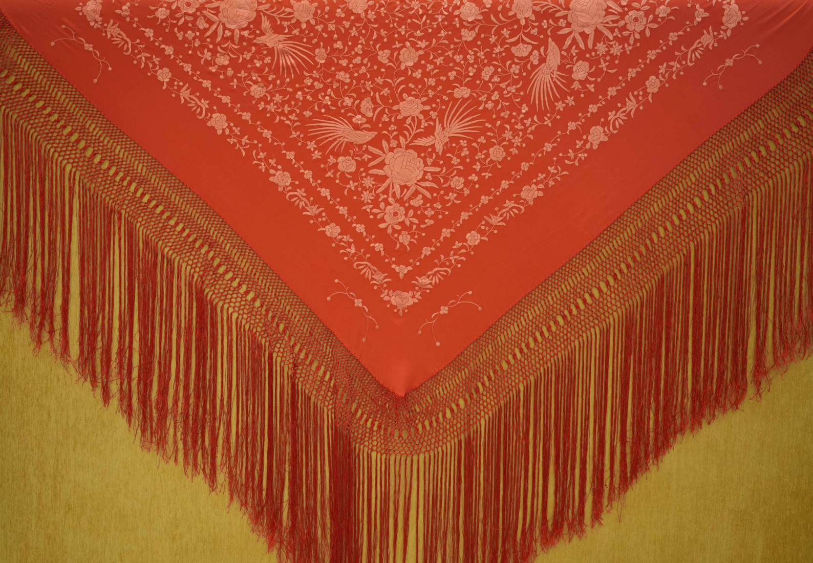 Mantón mano seda 140cm