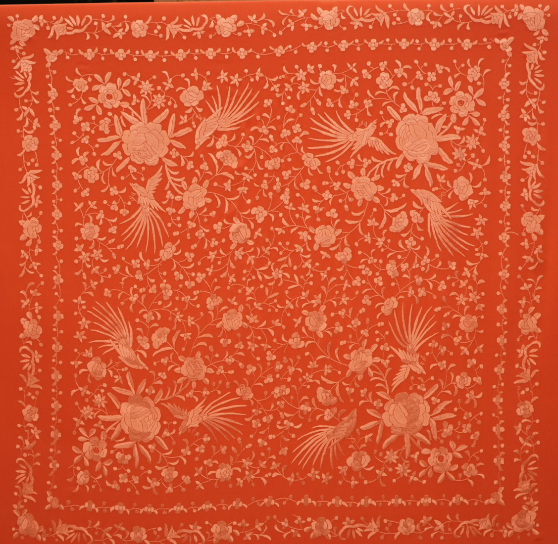 Mantón mano seda 140cm