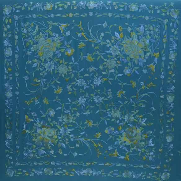 Mantón mano seda 140cm