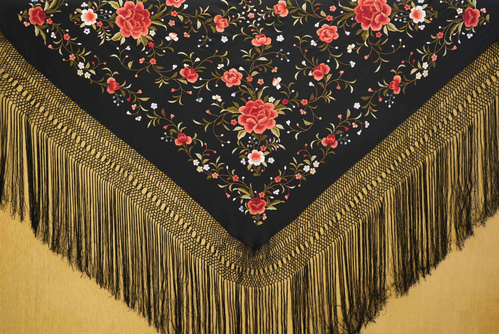 Mantón mano seda 140cm