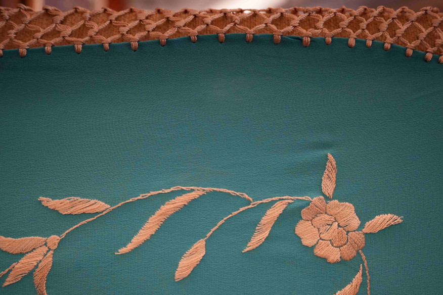 Mantón mano seda 110cm