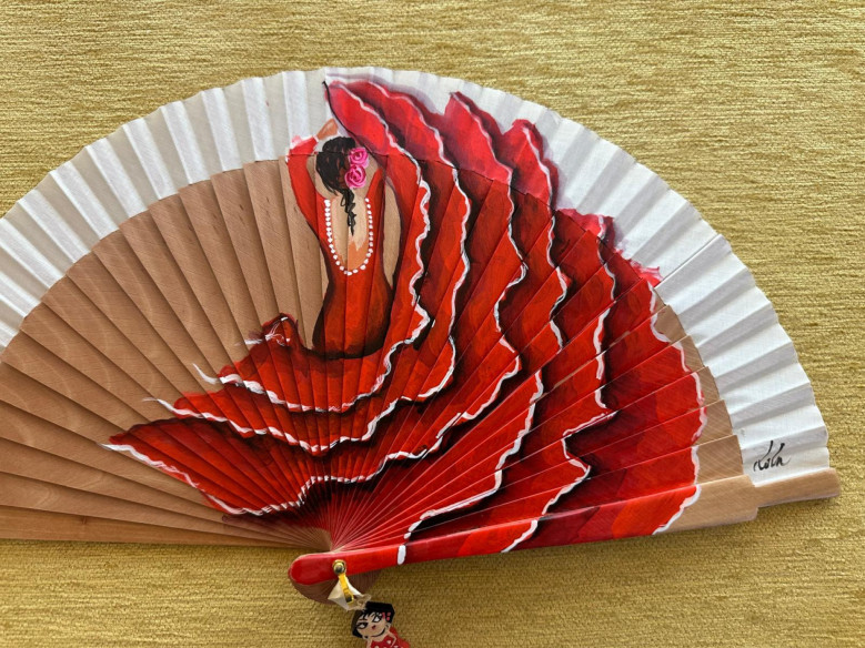 Abanico flamenca