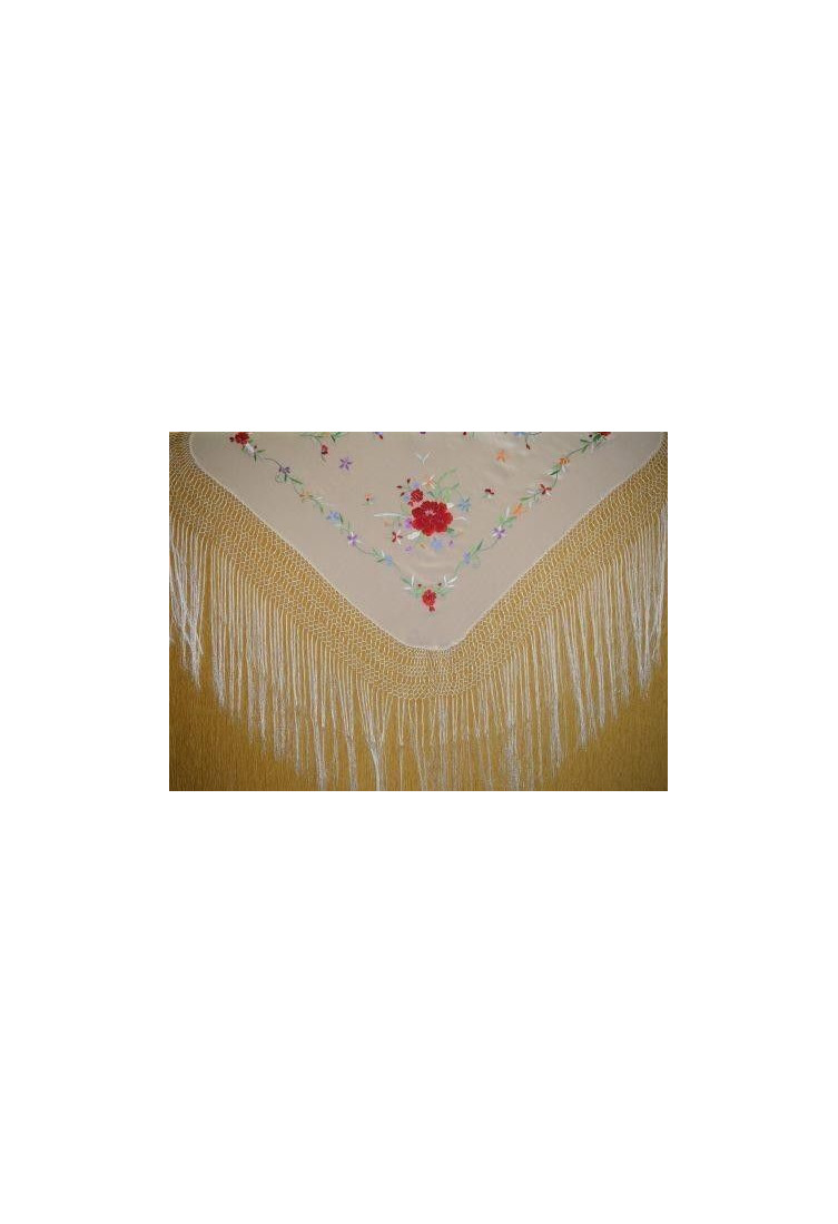 Manton mano seda especial niñas 80cm