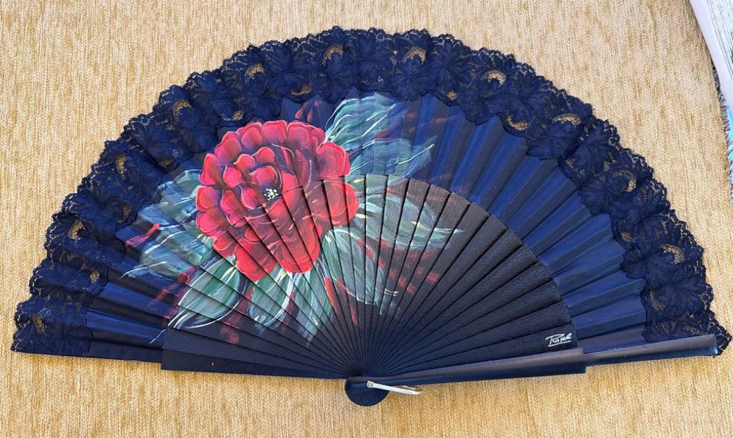 Abanico pericón rosa