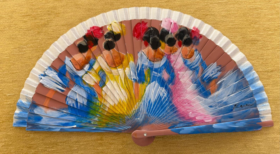 Abanico flamencas