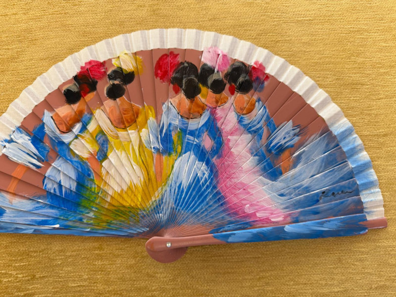Abanico flamencas