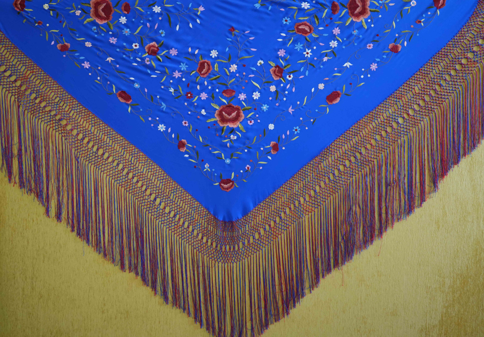 Mantón mano seda 140cm