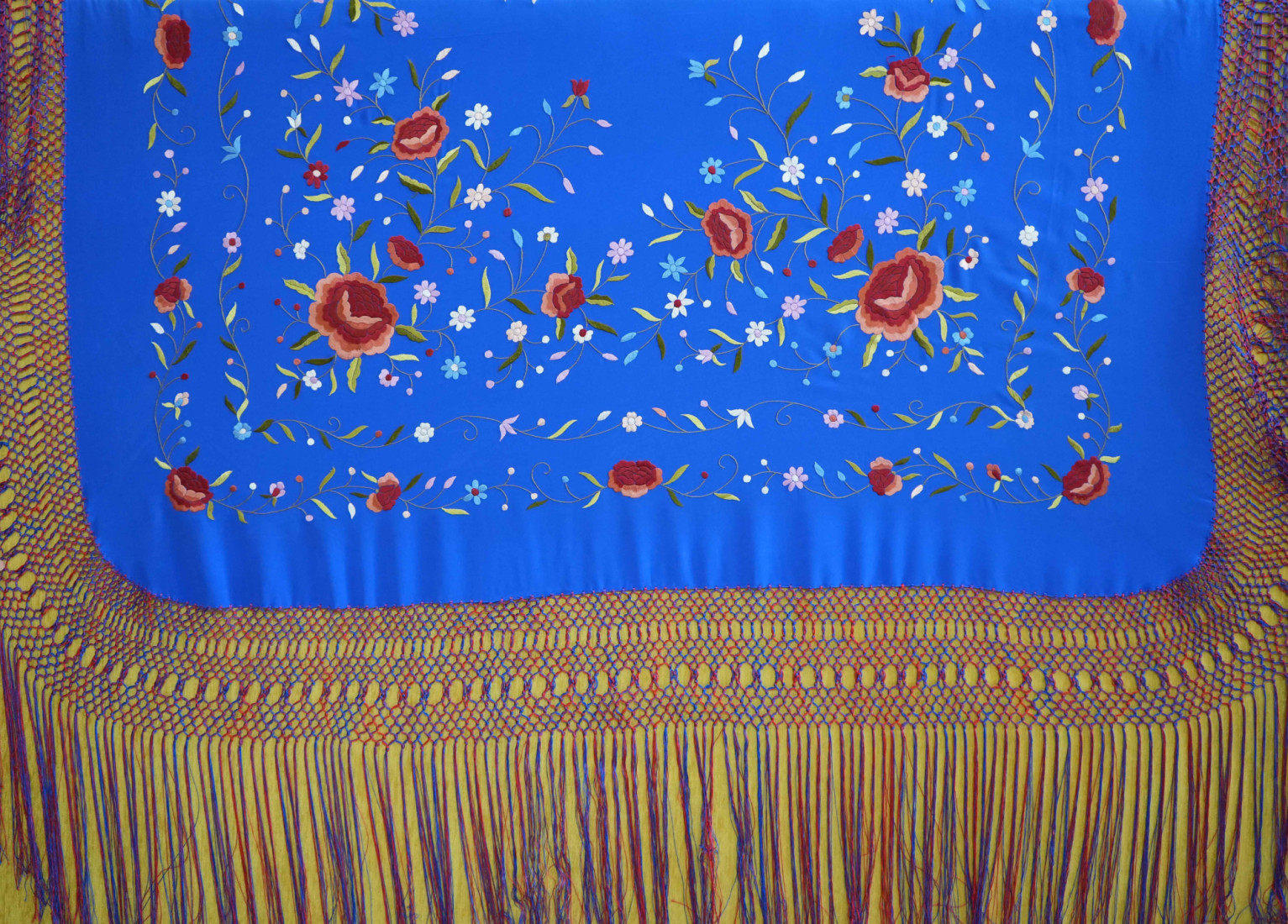 Mantón mano seda 140cm