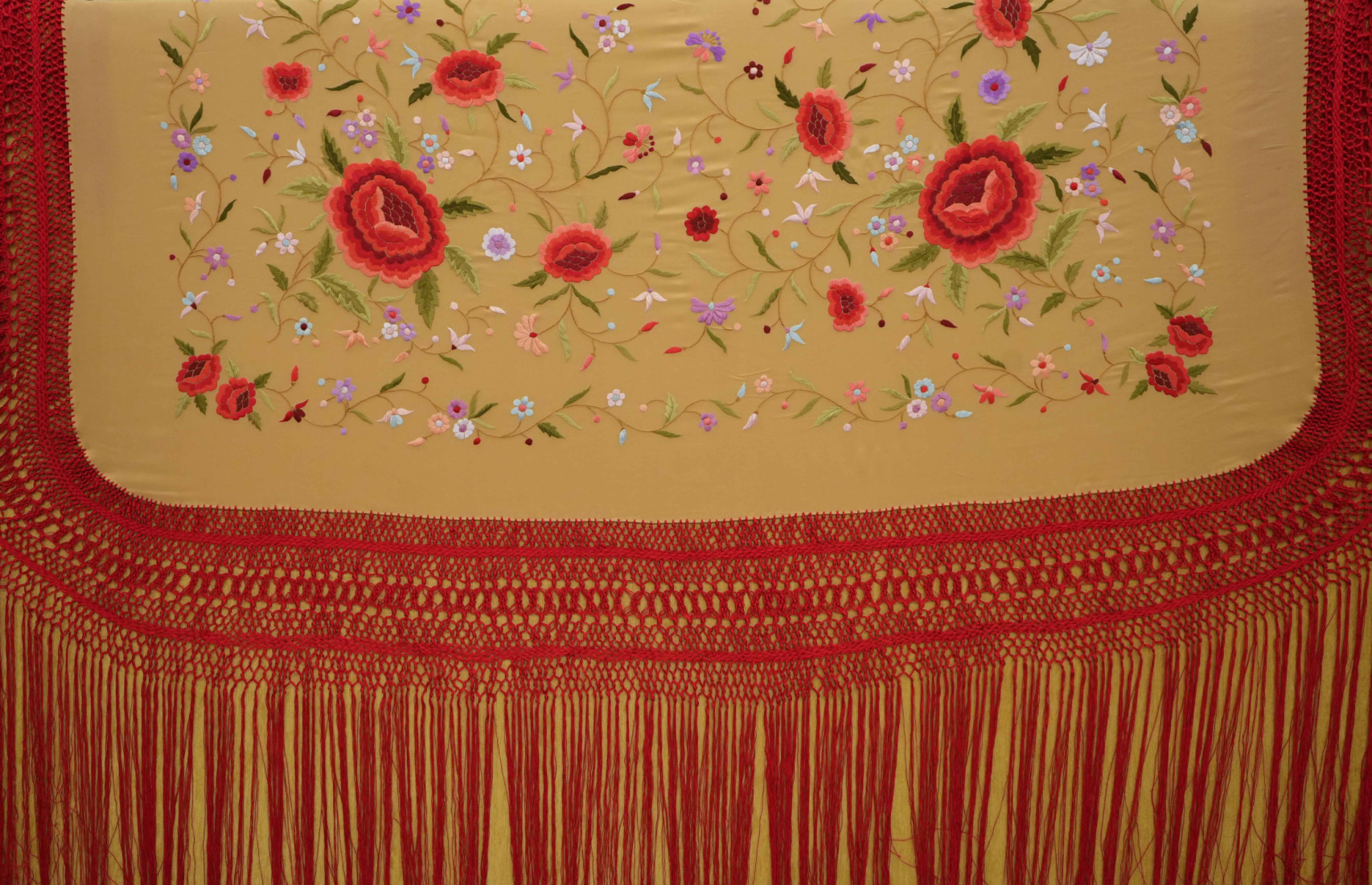 Mantón mano seda 140cm