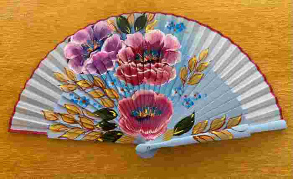Abanico flores