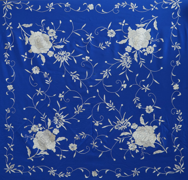 Mantón mano seda 110cm