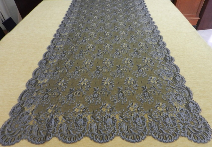 Mantilla máquina 100*220 negro-plata