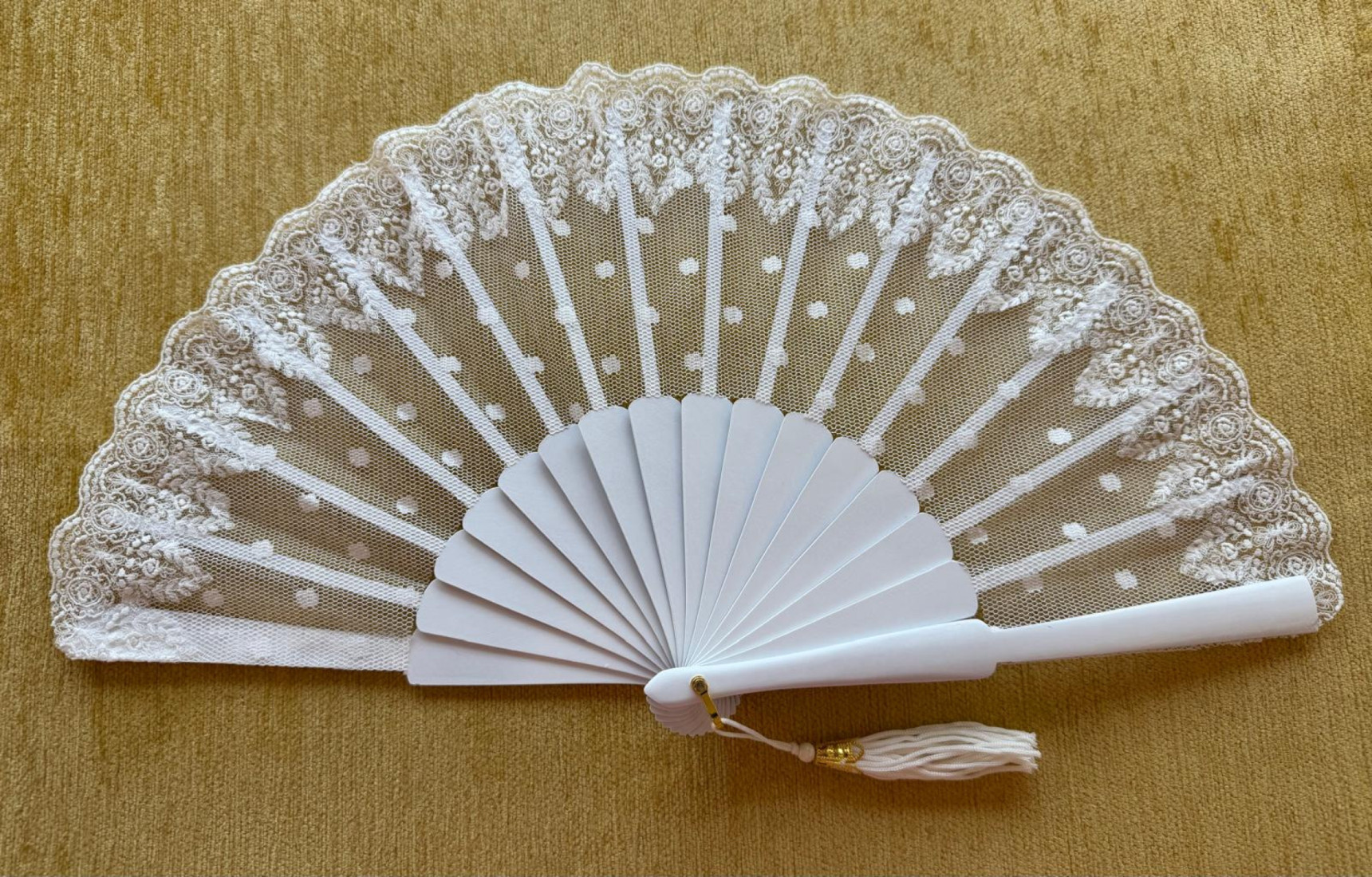 Abanico novia plumeti