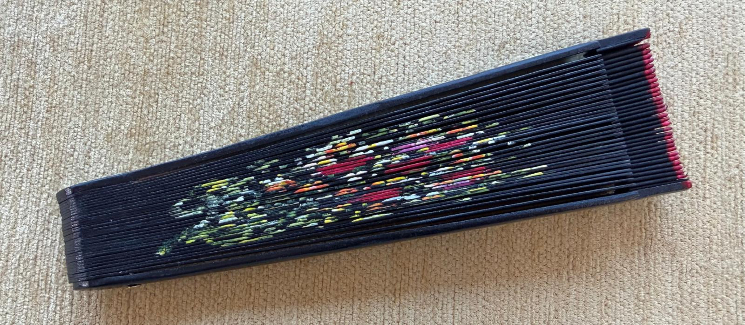 Abanico bolso flor