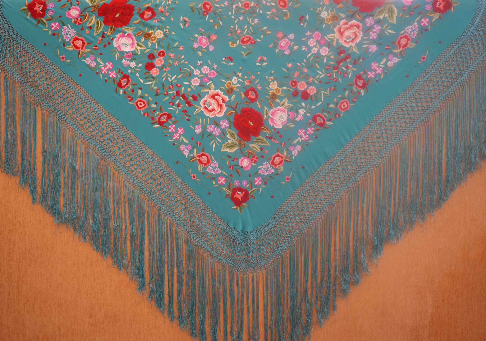 Mantón mano seda 140cm