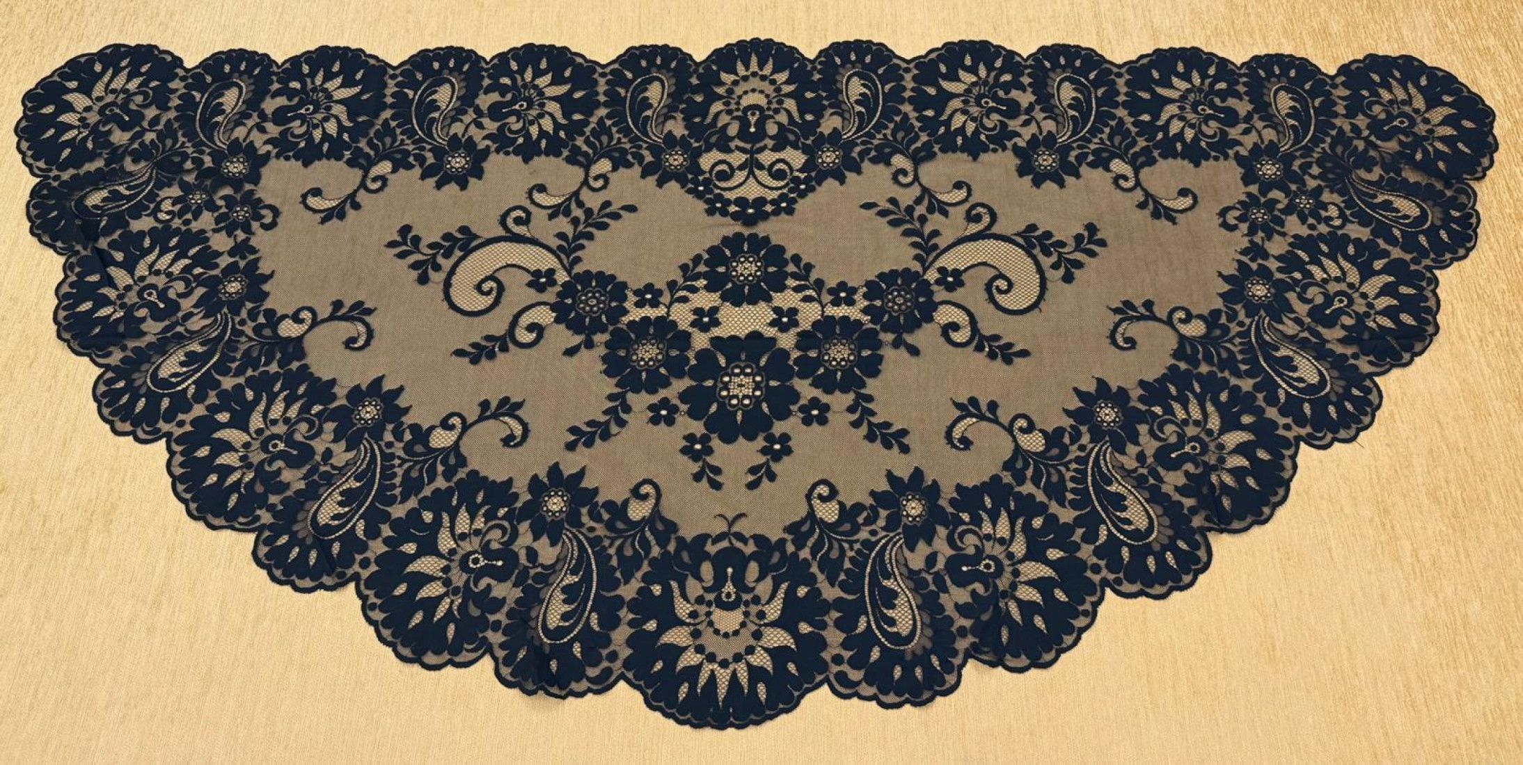 Mantilla media luna 80*160