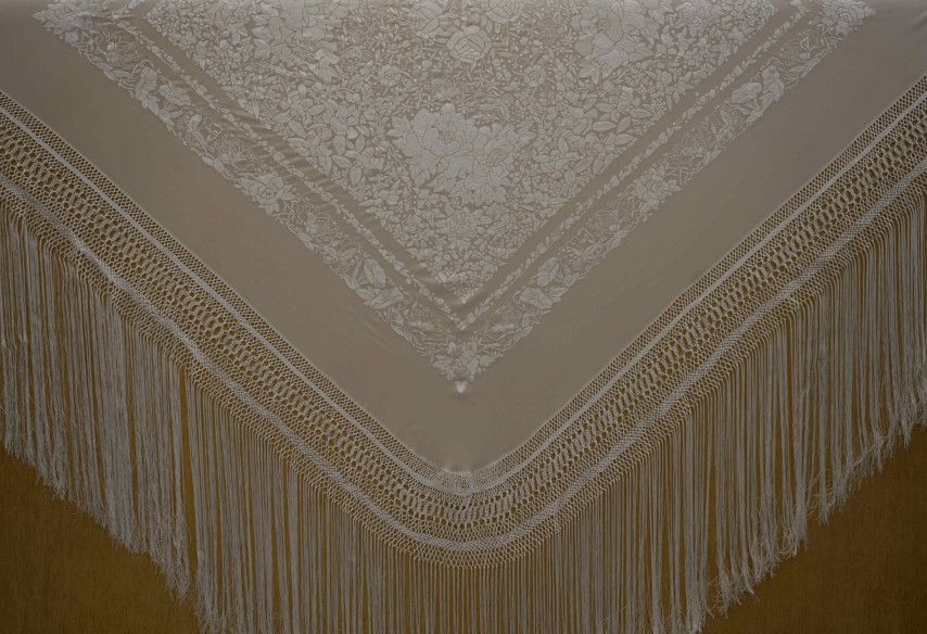 Mantón mano seda 140cm