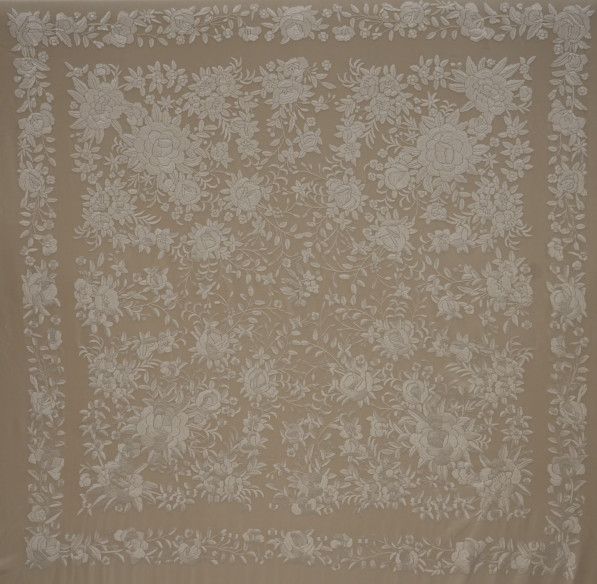 Mantón mano seda 140cm