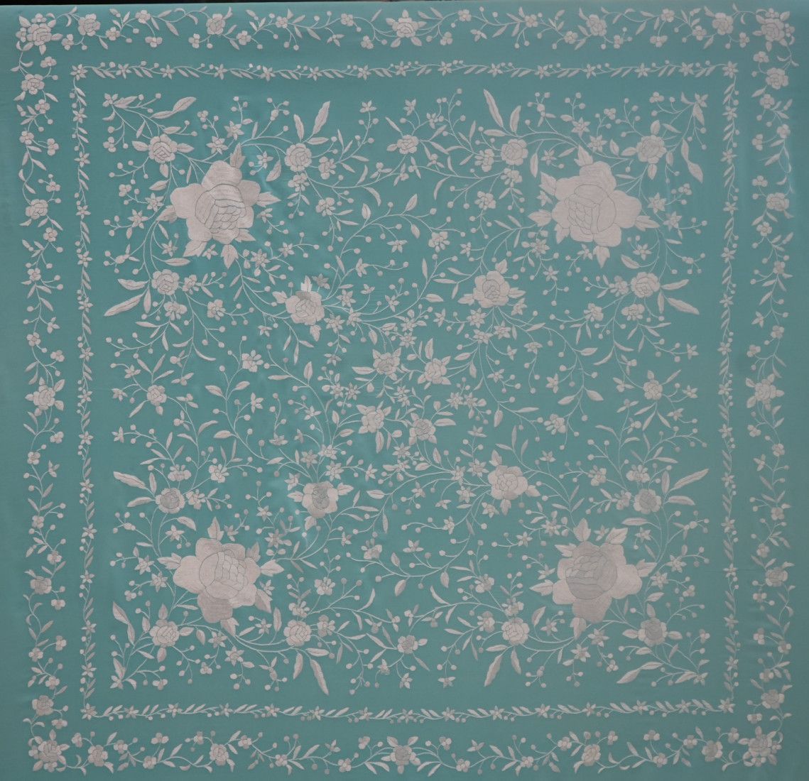 Mantón mano seda 140cm