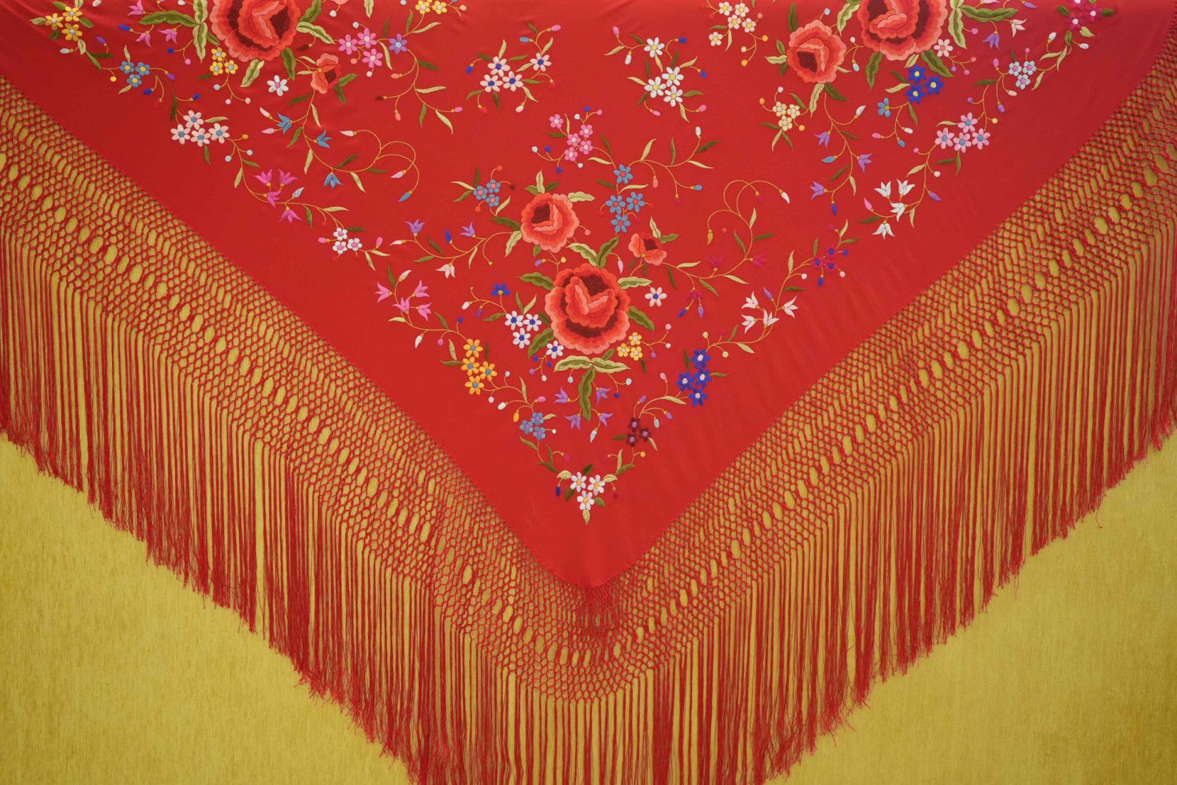 Mantón mano seda 140cm