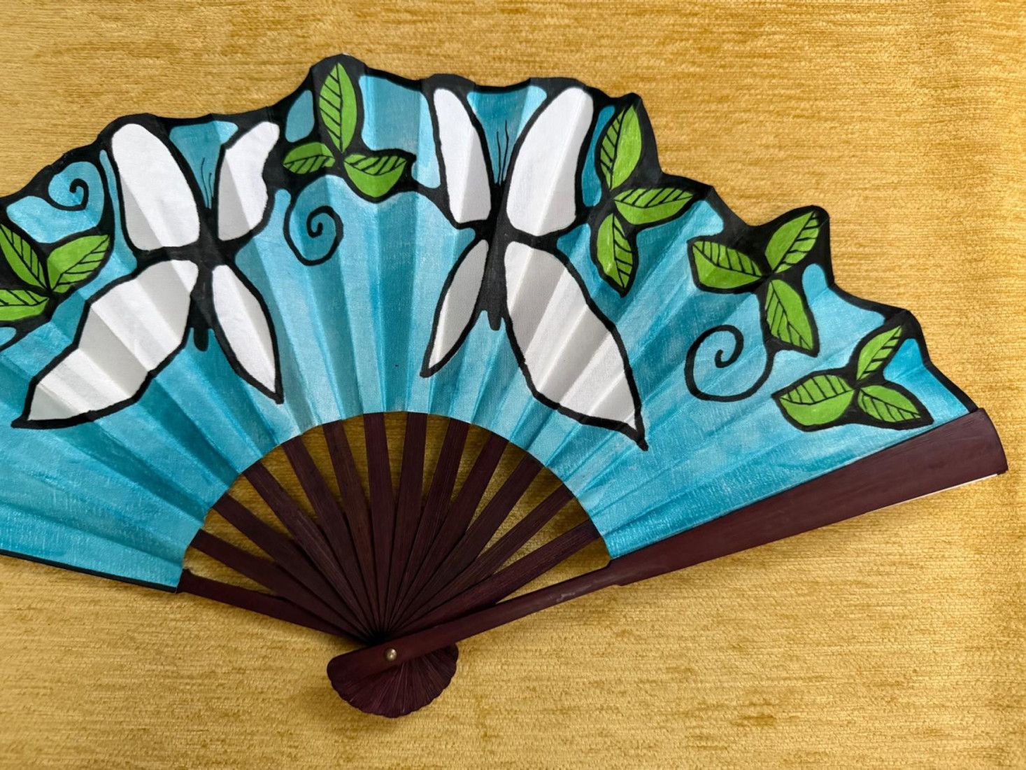 Abanico mariposas