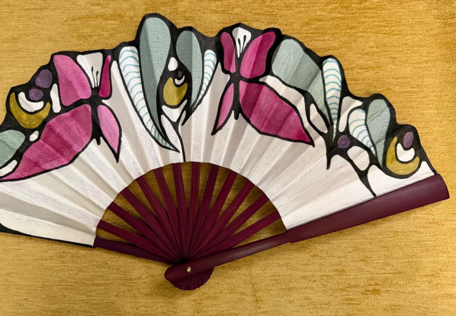 Abanico mariposas
