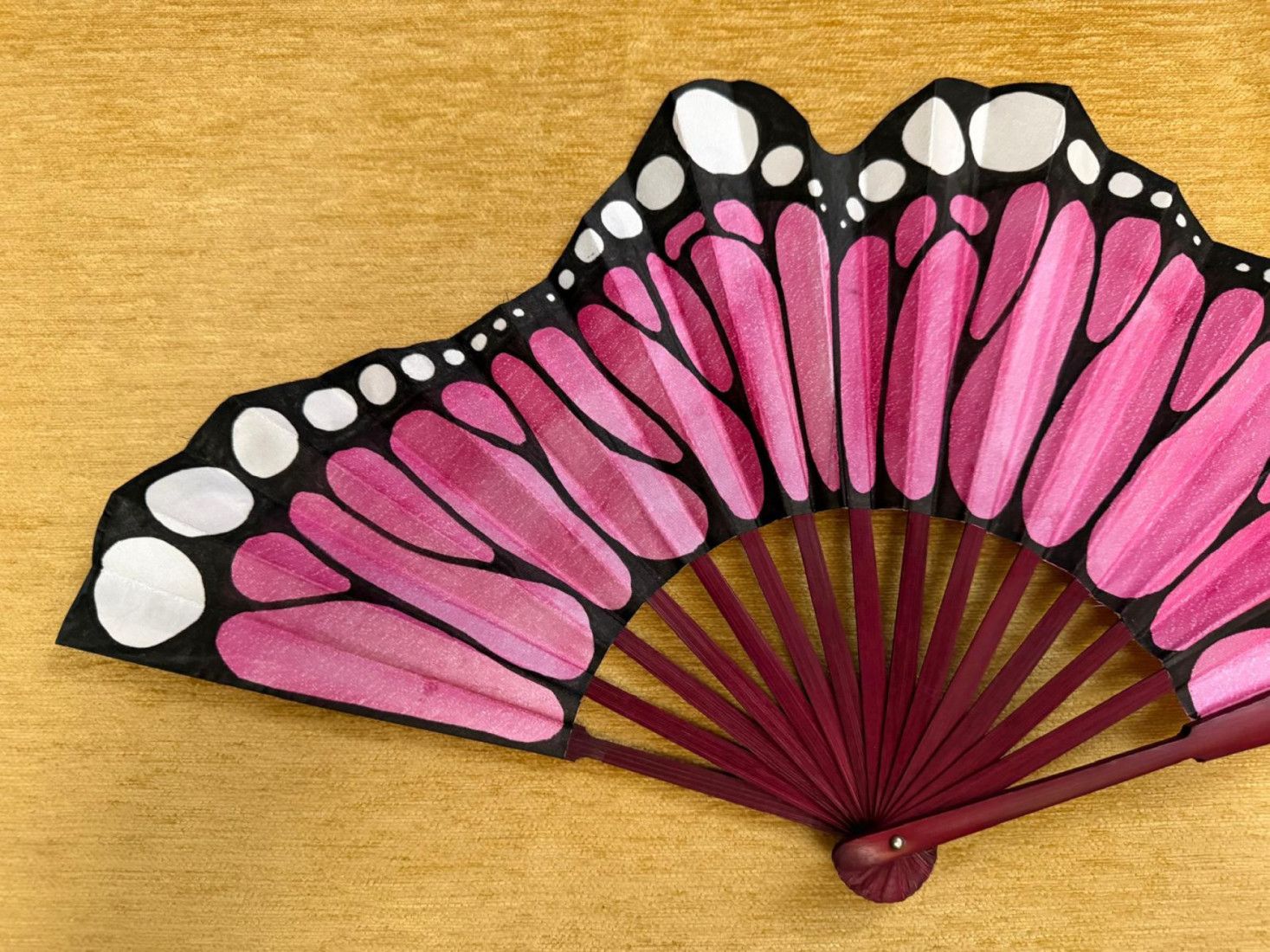Abanico pericón mariposas