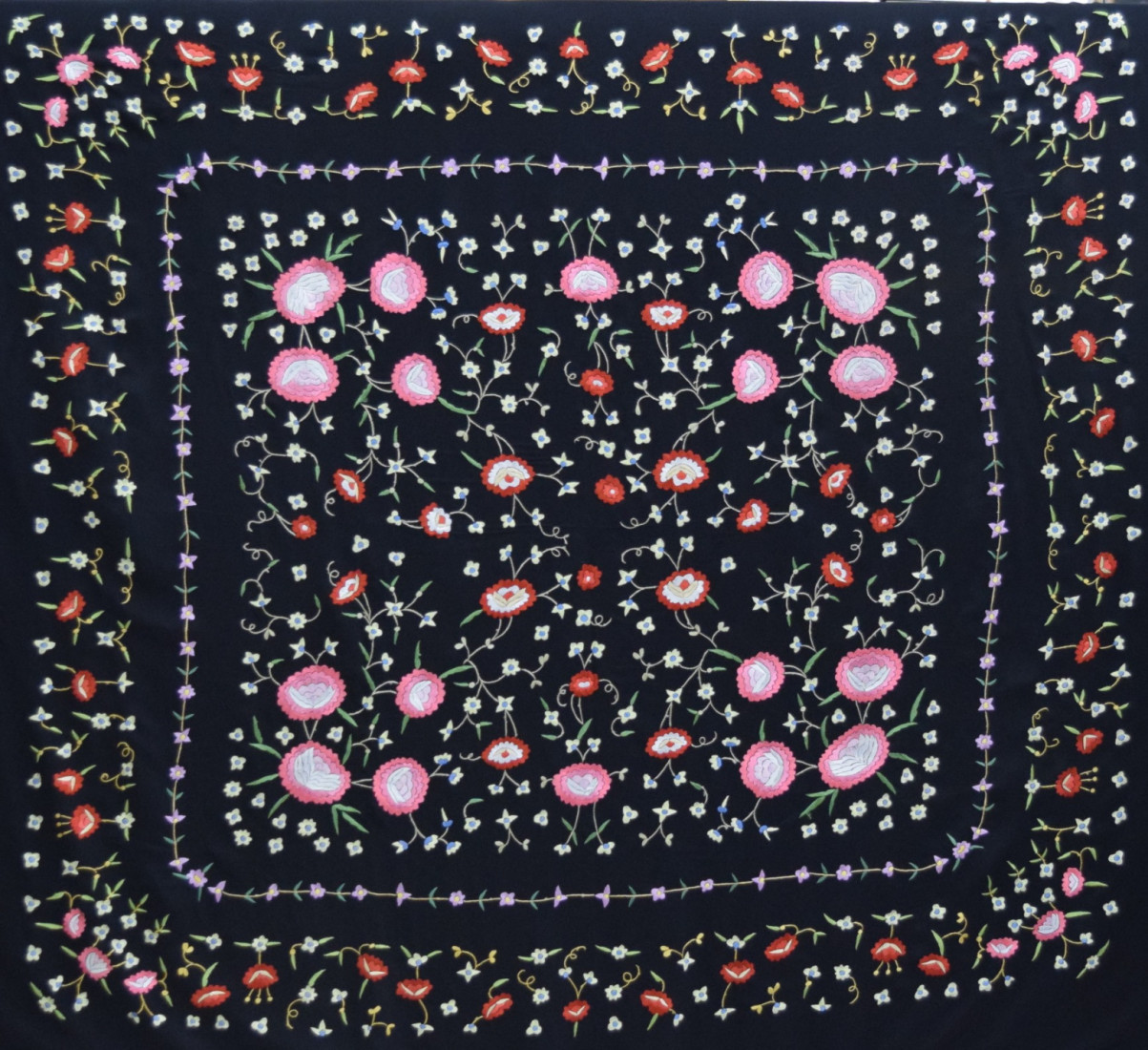 Mantón mano crespón 150cm