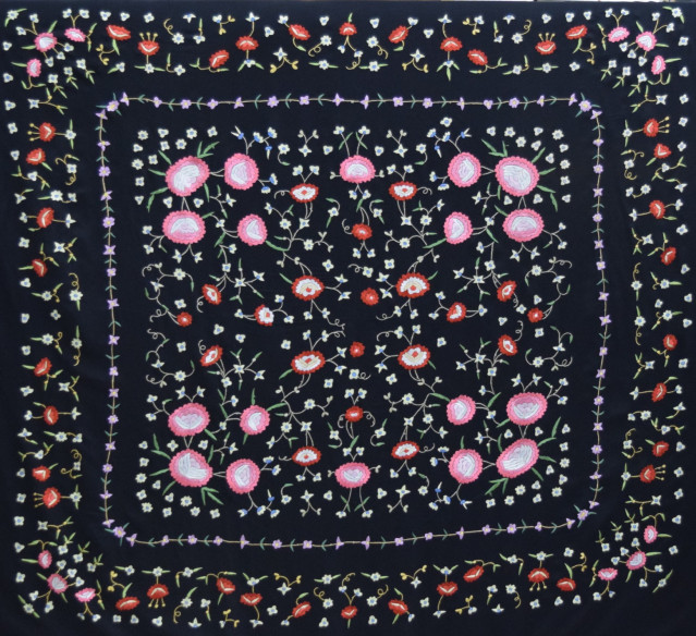 Mantón mano crespón 150cm