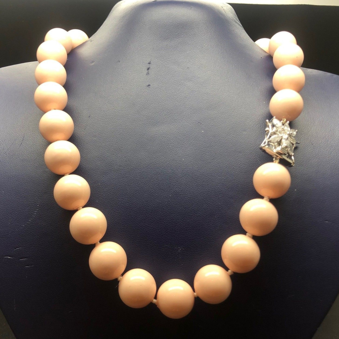Collar perlas piel de ángel 45cm 14mm