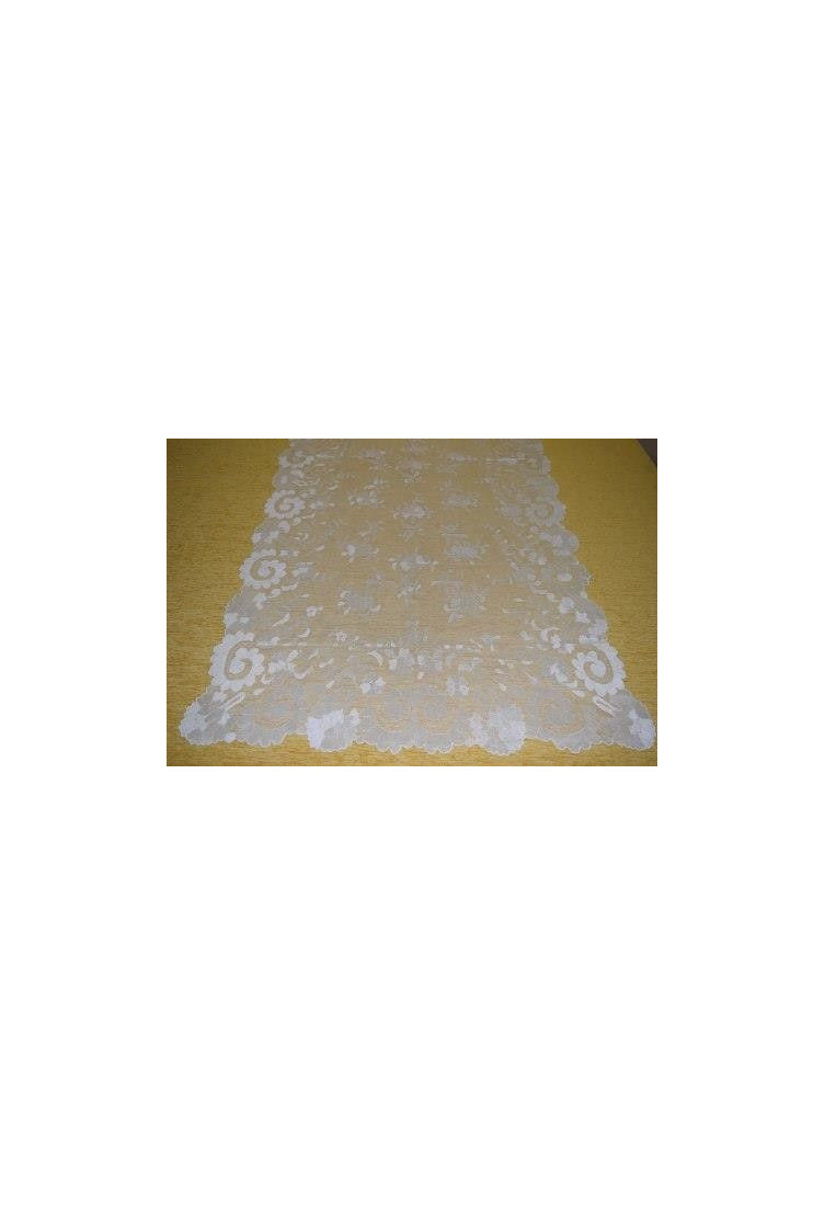 Mantilla bordada a mano en seda