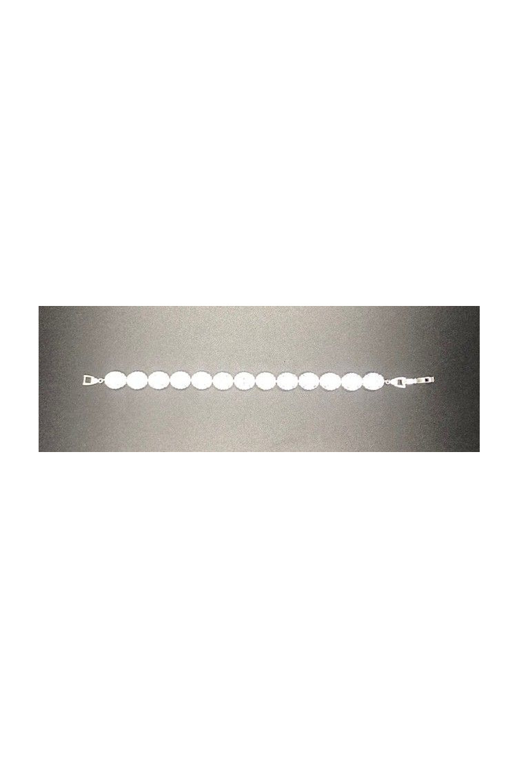 Pulsera cristal colores con circonitas rodio