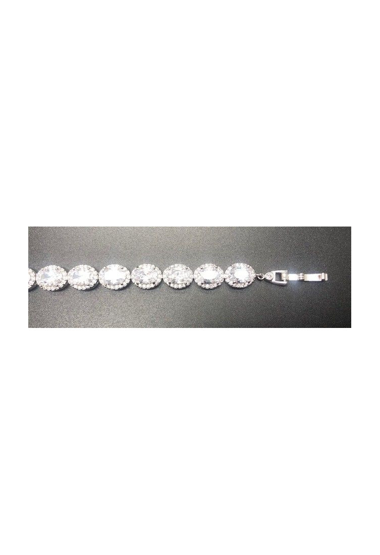 Pulsera cristal colores con circonitas rodio