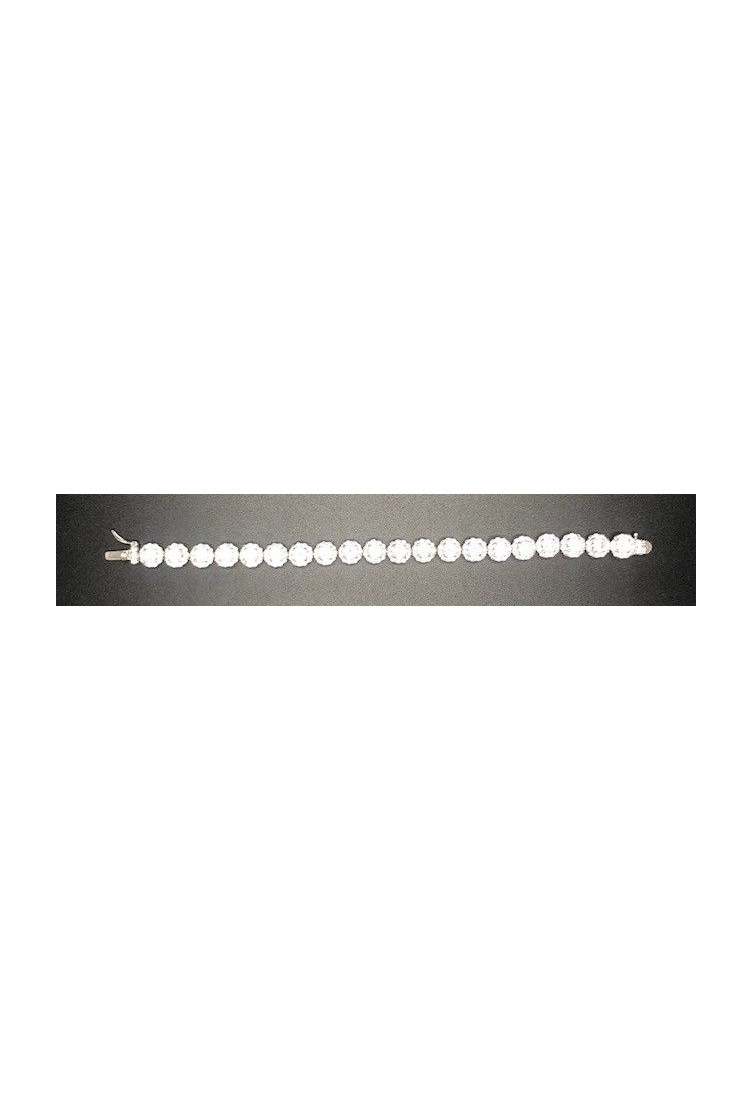 Pulsera plata 20 chatones