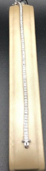Pulsera plata fina circonitas