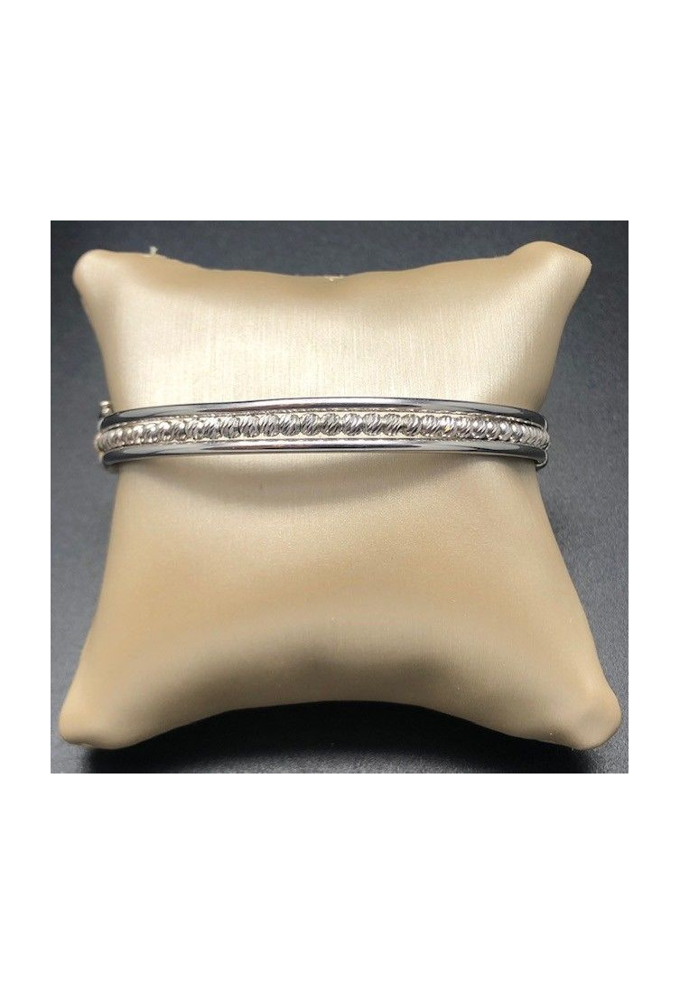 Pulsera plata rígida
